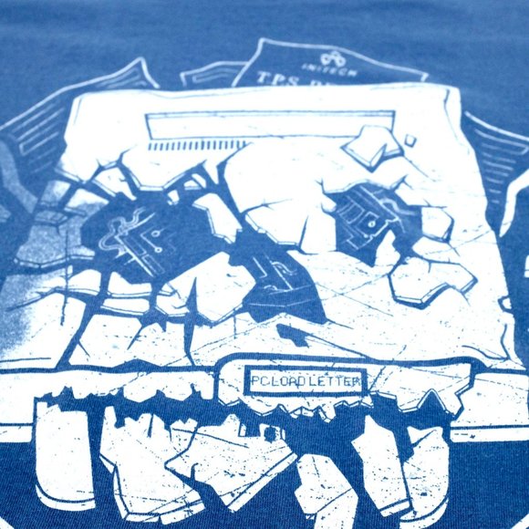 Office Space Movie PC Load Letter Graphic Shirt MD - Picture 3 of 8